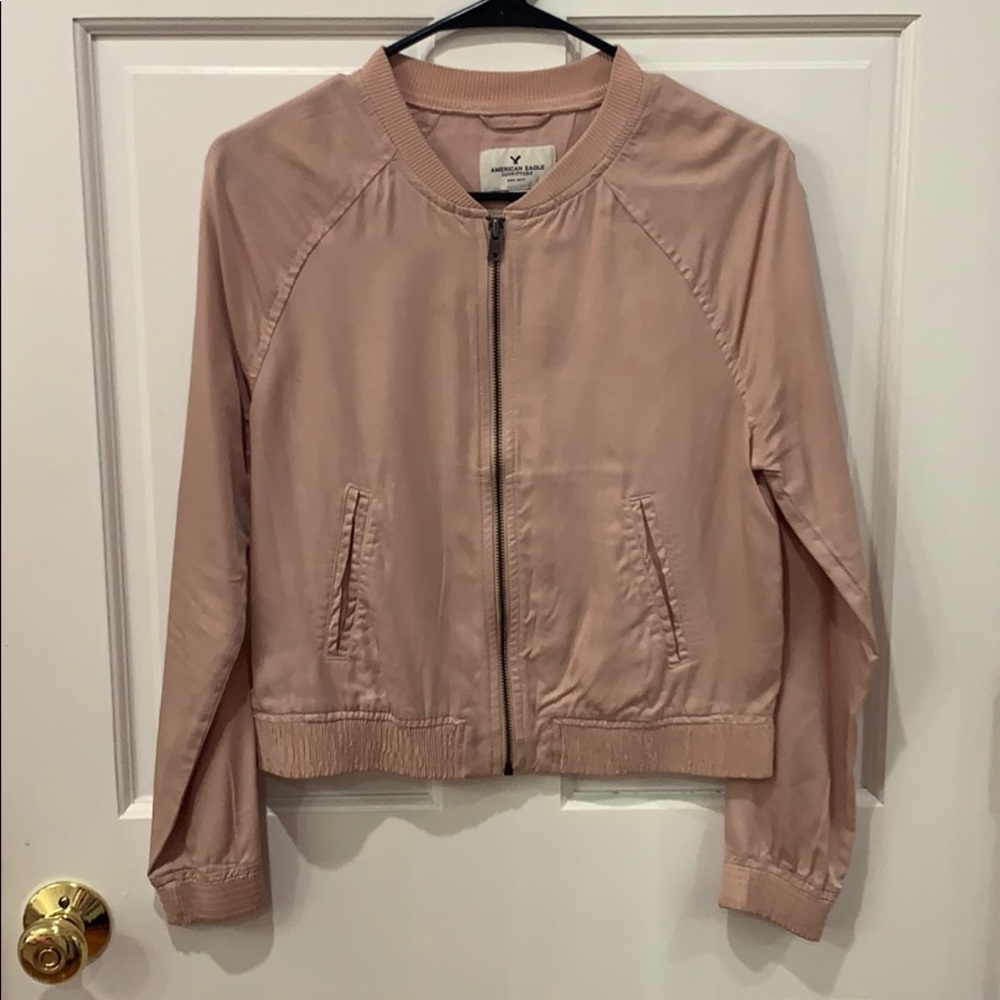 Pink bombers jacket